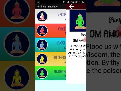Five Dhyani Buddhas Video