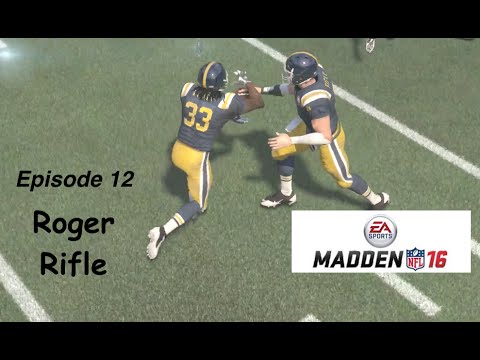 Roger Rifle (QB) Connected Career- Madden 16 - PS4 - Ep. 12 vs. Titans