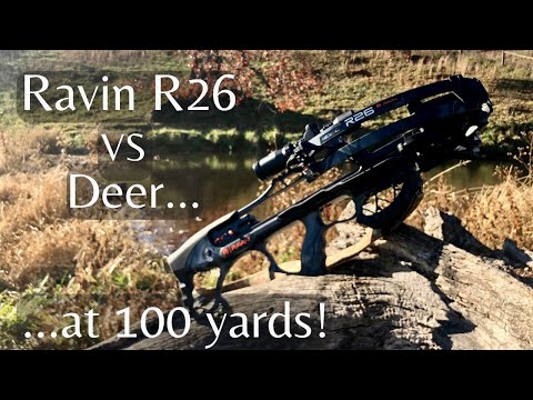 Can the Ravin R26 take a deer at 100 yards?!?!  We find out...