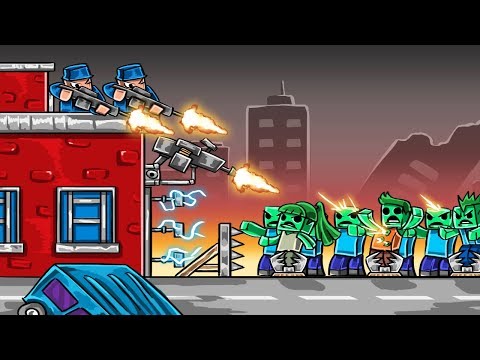 ULTIMATE ZOMBIE BASE DEFENSE! (Minecraft Zombie Challenge)