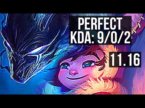 NOCTURNE vs NUNU & WILLUMP (JUNGLE) | 9/0/2, 2.7M mastery, 1000+ games | KR Diamond | v11.16