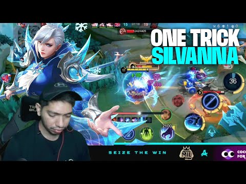 New One Trick Hero on Rank Game | Silvanna Gameplay | MLBB