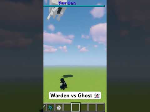 Warden vs Ghost 👻     #battle #minecraft #mobs #modsminecraft #vs #minecraftshorts