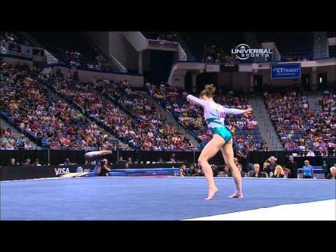 Rebecca Bross - Floor Exercise - 2010 Visa Championships - Women - Day 1