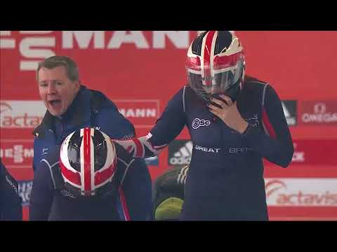 Igls WC Women's Bobsleigh Heat 1, January 18 2013