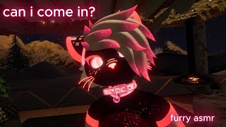 kitty caught in the rain asks to be let in [furry asmr] [roleplay] [sleep aid]