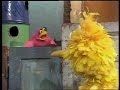 Classic Sesame Street Pink Bird Meets Big Bird 1973