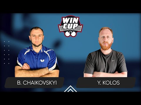 13:15 Bohdan Chaikovskyi - Yurii Kolos West 2 WIN CUP 25.08.2024 | TableTennis WINCUP
