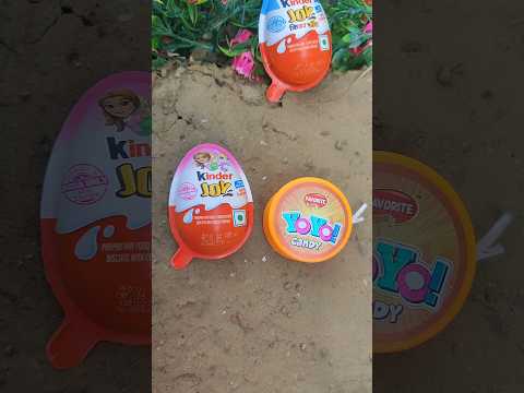 Yo Yo Candy Jems In Kinder Joy Box #shorts #ytshorts #kinderjoy