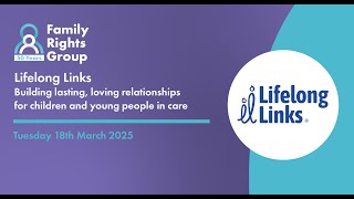 Lifelong Links webinar - 18th March 2025