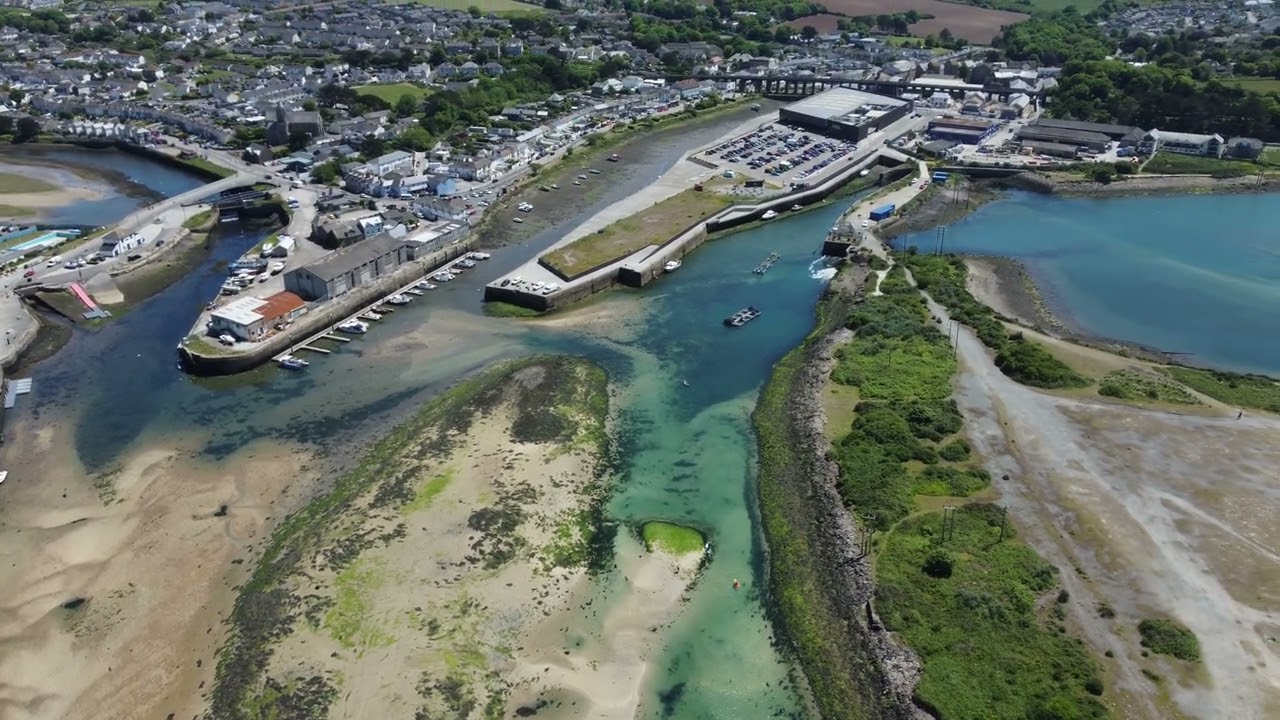 Watch video Hayle harbour and surrounding area Now Hayle harbour and surrounding area