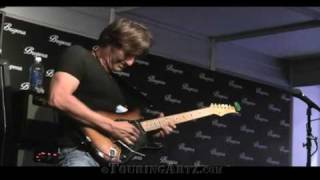 Allen Hinds and Gannin Arnold performing at NAMM 2010 for Xotic Guitars and Bugera amps