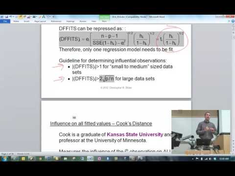 Multiple Regression Analysis - Class #25