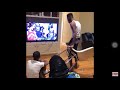 Funny Mike Broke His Tv From Basketball Game