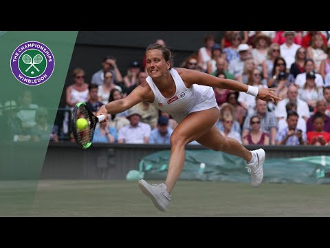 Barbora Strycova vs Johanna Konta Wimbledon 2019 quarter-finals highlights