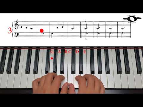 The Chimes, Moderate version, John Thompson`s easiest piano course, Book 1