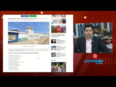 Notícias do Portal O Dia no programa Rota do Dia 03 01 2023