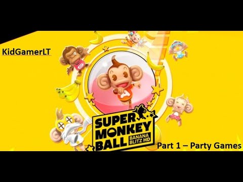 Nintendo Switch Super Monkey Ball Banana Blitz HD Part 1 - 10 Party Games Gameplay Walkthrough