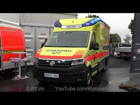 Slovenian VW Crafter/ Medicop Ambulance - exterior, light setup & interior - Rettmobil 2023, Germany