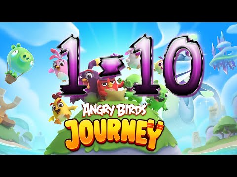 Angry Birds Journey Levels 1 to 10 walkthrough gameplay