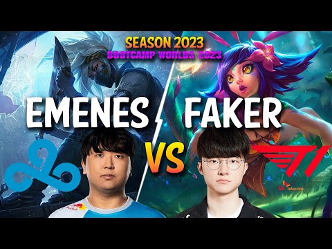 C9 EMENES vs T1 Faker - EMENES AKALI vs Faker NEEKO Mid - Patch 13.18 KR Ranked