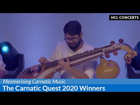 Mesmerising Carnatic Music by The Carnatic Quest 2020 Winners  - HCL Concerts
