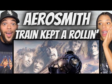 FIRST TIME HEARING Aerosmith  - Train Kept a Rollin' REACTION