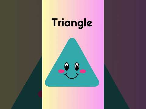 Learn Shapes For Kids | Circle, Triangle, Square, Rectangle  #kidslearning #shapesdrawing