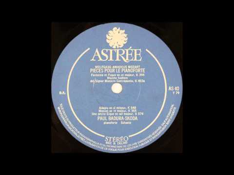Mozart, Pièces Pour Le Pianoforte , side 1  Paul Badura Skoda, Piano