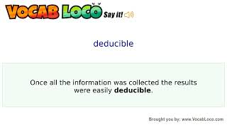 Video thumbnail for deducible