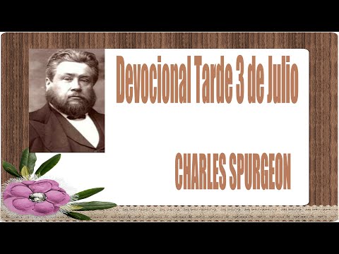 Devocional/Charles Spurgeon/Tarde 3 de Julio - "Si sufrimos, también reinaremos con él"2 Timoteo2:12