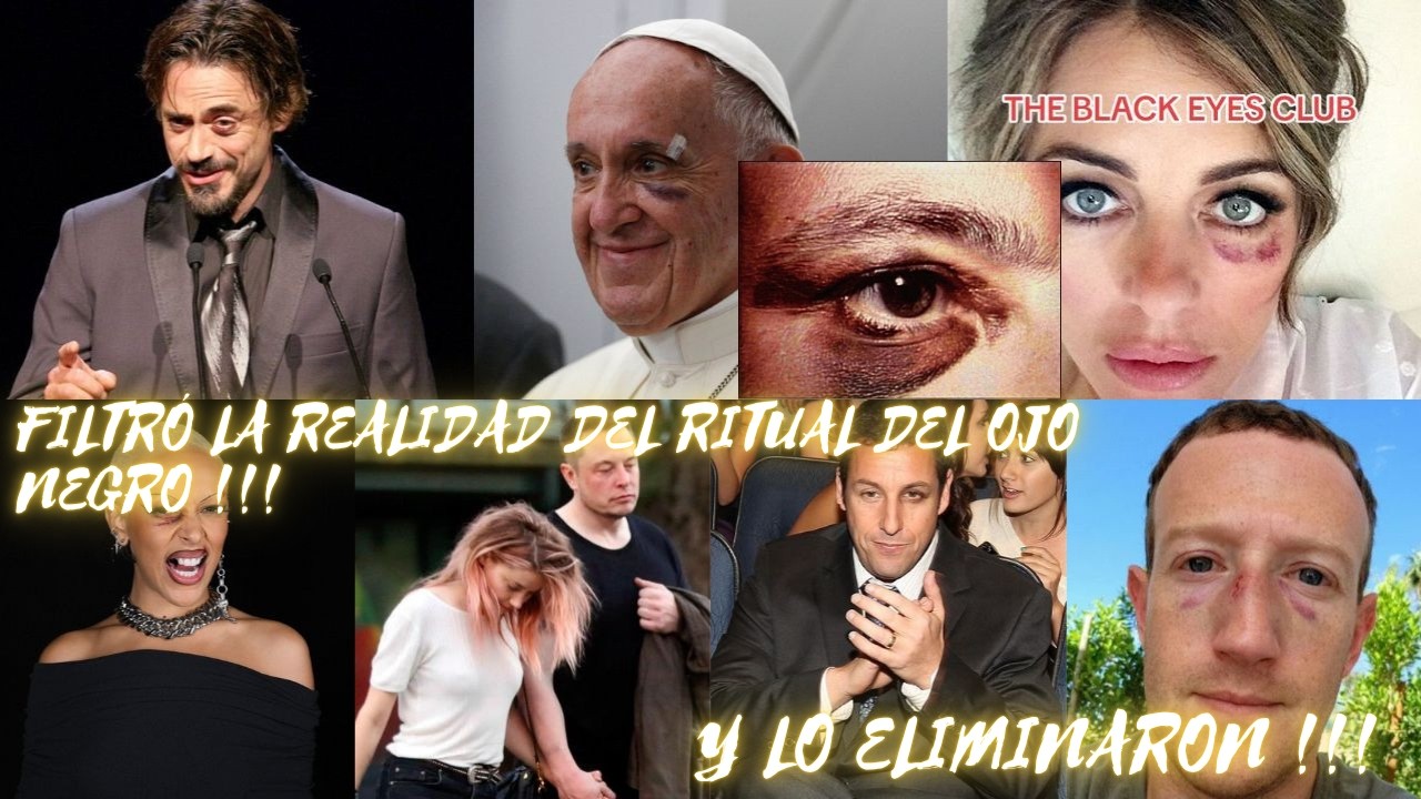 FILTRÒ LA  VERDAD DEL RITUAL DEL OJO NEGRO DE LAS ELITES