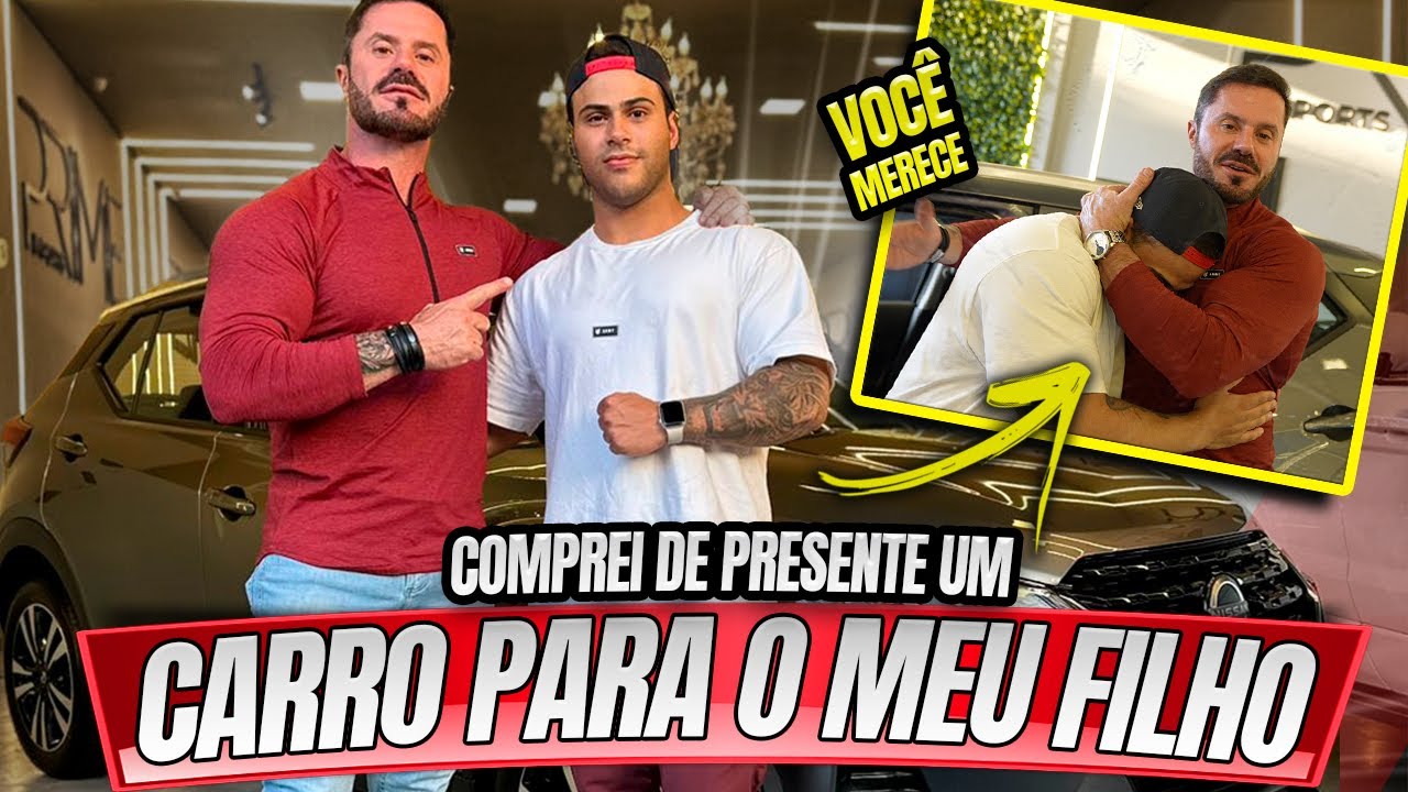 COMPREI UM CARRO ZERO PARA O MEU FILHO DE ANIVERSÁRIO