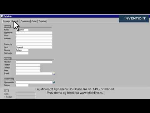 Videoguides til Microsoft Dynamics C5/c5online