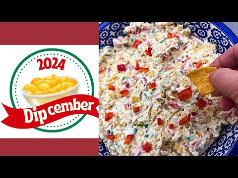 Creamy Ranch Corn Dip / The Perfect Holiday Appetizer! #Dipcember