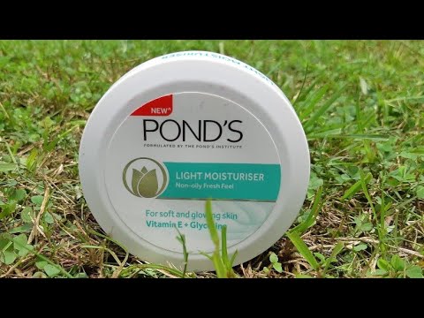 Ponds light moisturiser non oily fresh feel cream review, everyday moisturiser, oil free formula, Video
