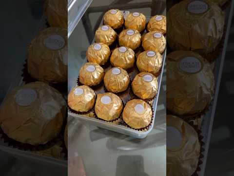 Unboxing premium Ferrero Rocher! 😍 #shorts #chocolate #unboxing