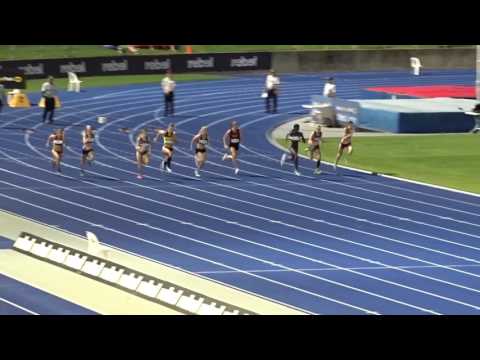 U20yrs 100m Women Final, Australian Athletics Championships, Olympic Park Sydney 27/03/2017