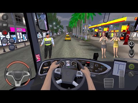 Long City Bus Driver 🚍🔥 Bus Simulator : Ultimate Multiplayer! Bus Wheels Games Android