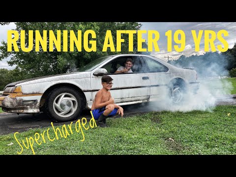 First start in 19 years supercharged Thunderbird supercoupe