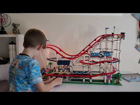 Lego Creator Coaster motorised rollercoaster with L-motor and battery box - 10261