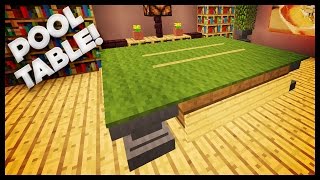 Minecraft - How To Build A Pool Table
