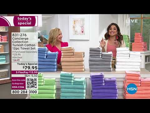 HSN | Concierge Collection Bed & Bath 06.05.2023 - 12 AM