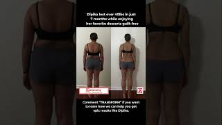Comment “TRANSFORM” if you want to learn how we can help you get epic results like Dipika.