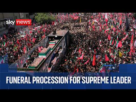 Final day of funeral ceremony for Iran's former supreme leader