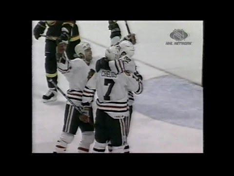 Canucks @ Blackhawks - Game 1 1995 Playoffs