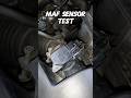 Mass Air Flow Sensor Quick Test Maf Automobile