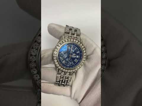 Breitling Crosswind Chronometer Stainless Steel 10.00 ct Diamond Watch video