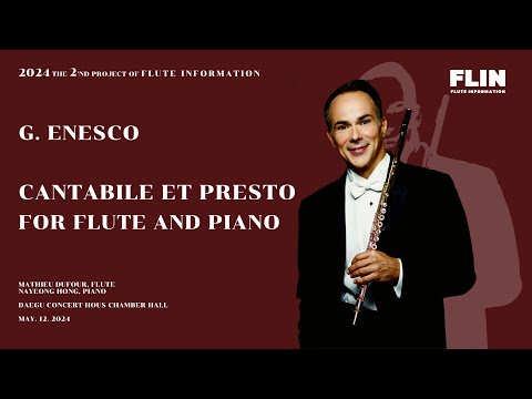 G. Enesco - Cantabile et Presto for flute and piano