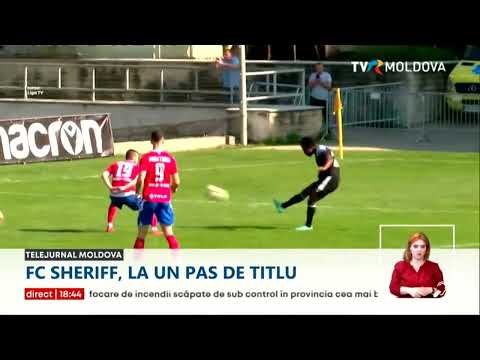 FC Sheriff, la un pas de al optulea titlu consecutiv în Super Liga R. Moldova